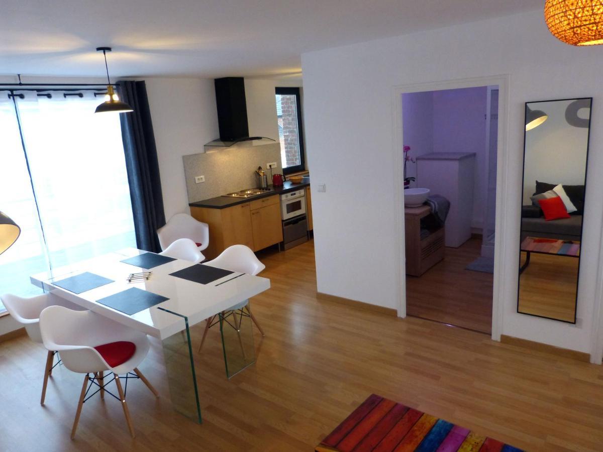 Le 99B Modern Apartment Queen Size Bed Connected Tv Hallennes-lez-Haubourdin Exterior photo